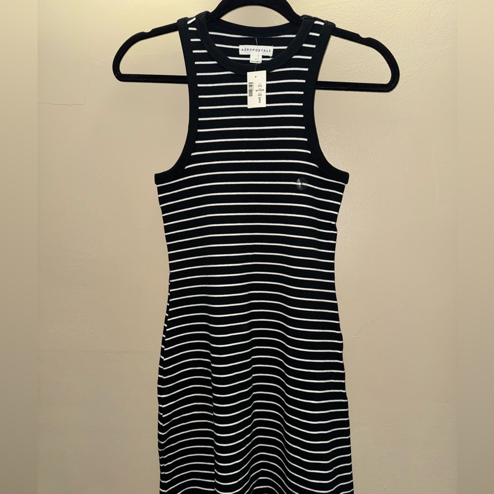 Aeropostale Black & White Striped dress